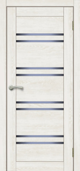 Дверь межкомнатная остеклённая ЦАРГИ ПВХ COMFORT-11 Кедр Светлый 3D 800мм BROZEX-WOOD *1