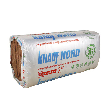 Утеплитель ТеплоKNAUF NORD Aguastatik TS 033, 100 мм, 6 плит, 4.5 м²