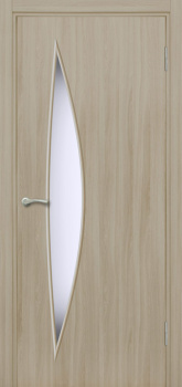 Дверь межкомнатная остеклённая "Парус" Шимо Светлый 600мм BROZEX-WOOD *1