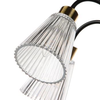 Светильник потолочный N6595/6 BK+COP 6*40W E14 220V (d-690; h-325) S=24м2 VERNER LIGHTING *1