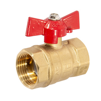 Кран шаровый 3/4" (Ø20) М/М бабочка STI 11Б27п1 (462) *1/100