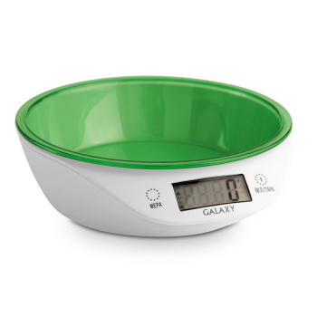 Весы кух. электрон.с чашей GALAXY GL 2804 до 5кг, ЖК-дисплей, чаша *1/12