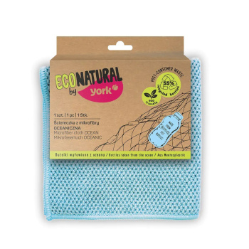 Салфетка для уборки универсальная микрофибра "Eco Natural" 30х30см 026240 "York" *1/25