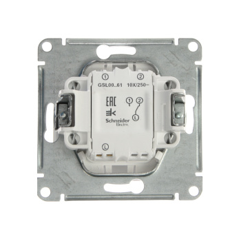 Механизм переключателя "Glossa" 1-кл. СП белый SchE GSL000161 *20