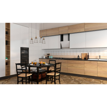 Плитка 40х27.5 см настенная 1.65 м² Керамин Киото, серый