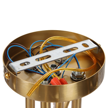 Светильник потолочный N6589/4 COP 4*40W E14 220V (d-550; h-225) S=16м2 VERNER LIGHTING *1