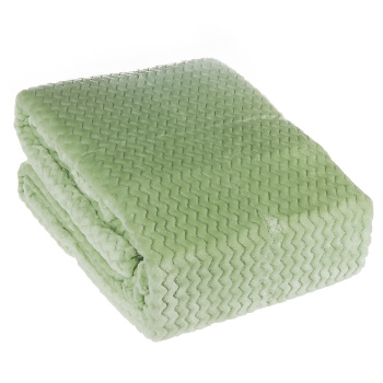 Плед микрофибра жаккард 200*220см зиг-зак салатовый арт.257 NOVEL  *1/8 * Плед микрофибра жаккард 200*220см зиг-зак салатовый арт.257 NOVEL  *1/8 *