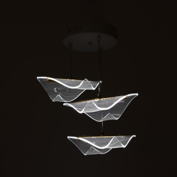 Люстра S2121/3 WT LED 3000К-6500К (h=800, d=360) б/пульта  VERNER LIGHTING *1 Люстра S2121/3 WT LED 3000К-6500К (h=800, d=360) б/пульта  VERNER LIGHTING *1