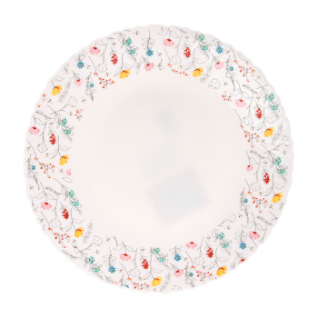 яяяТарелка стеклокерамика "МФК" "Летнее настроение" мелк. d24см OLHP-95/K2220-1 *6/36