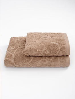 Полотенце махровое 70*140см Элегия бежевый 500гр/м2 Василиса *1