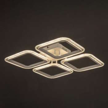 Люстра 09838-0.3-04 WH LED 3000-6200К ПДУ S=16м2 *1 Люстра 09838-0.3-04 WH LED 3000-6200К ПДУ S=16м2 *1