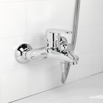 Смеситель для ванны Cersanit Cari, короткий излив, однорычажный